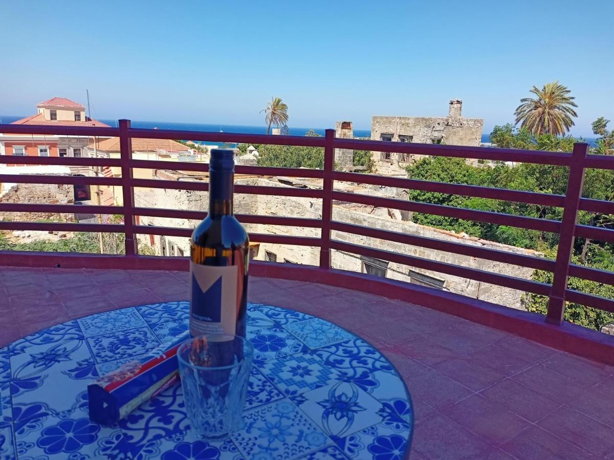 A Medieval Windmill Tower With Magnificent View Rhodes City エクステリア 写真